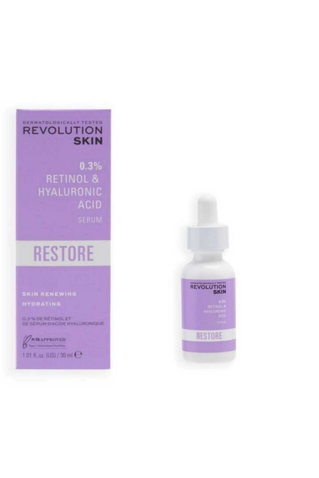 Revolution Cilt Bakımı - Vitaminler Ve Hyaluronik Asit Içeren Serum Restore %0,3 Retinol-30 Ml