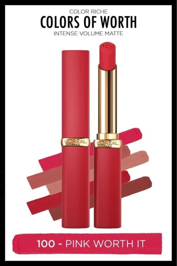 L'Oréal Paris Color Riche Intense Volume Matte Ruj - 100 Pink Worth It