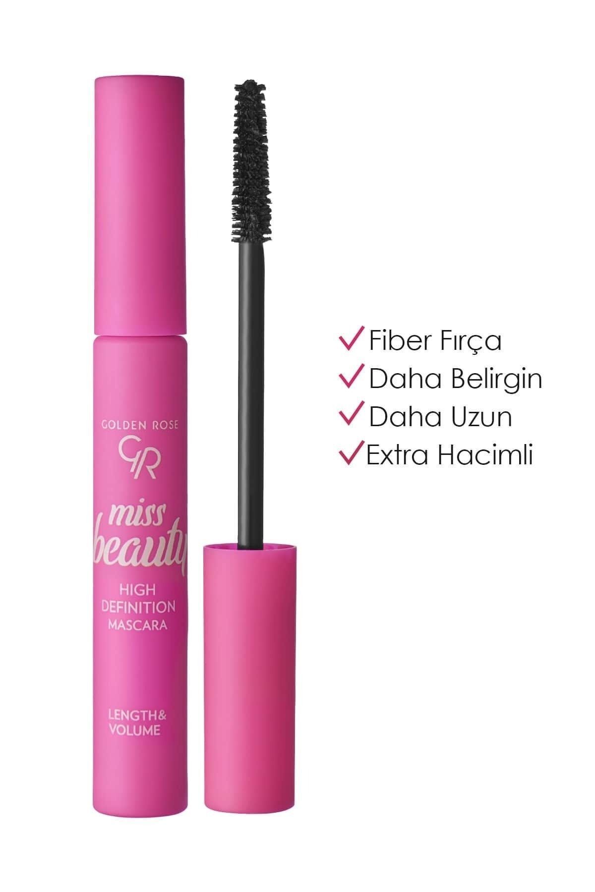 Miss Beauty High Definition Mascara - Black - Hacim Veren Maskara - 8691190442606
