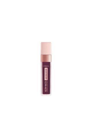 L'Oréal Paris Likit Mat Ruj - Les Macarons Ultra Matte Liquid Lipstick 830 Blackcurrant Crush