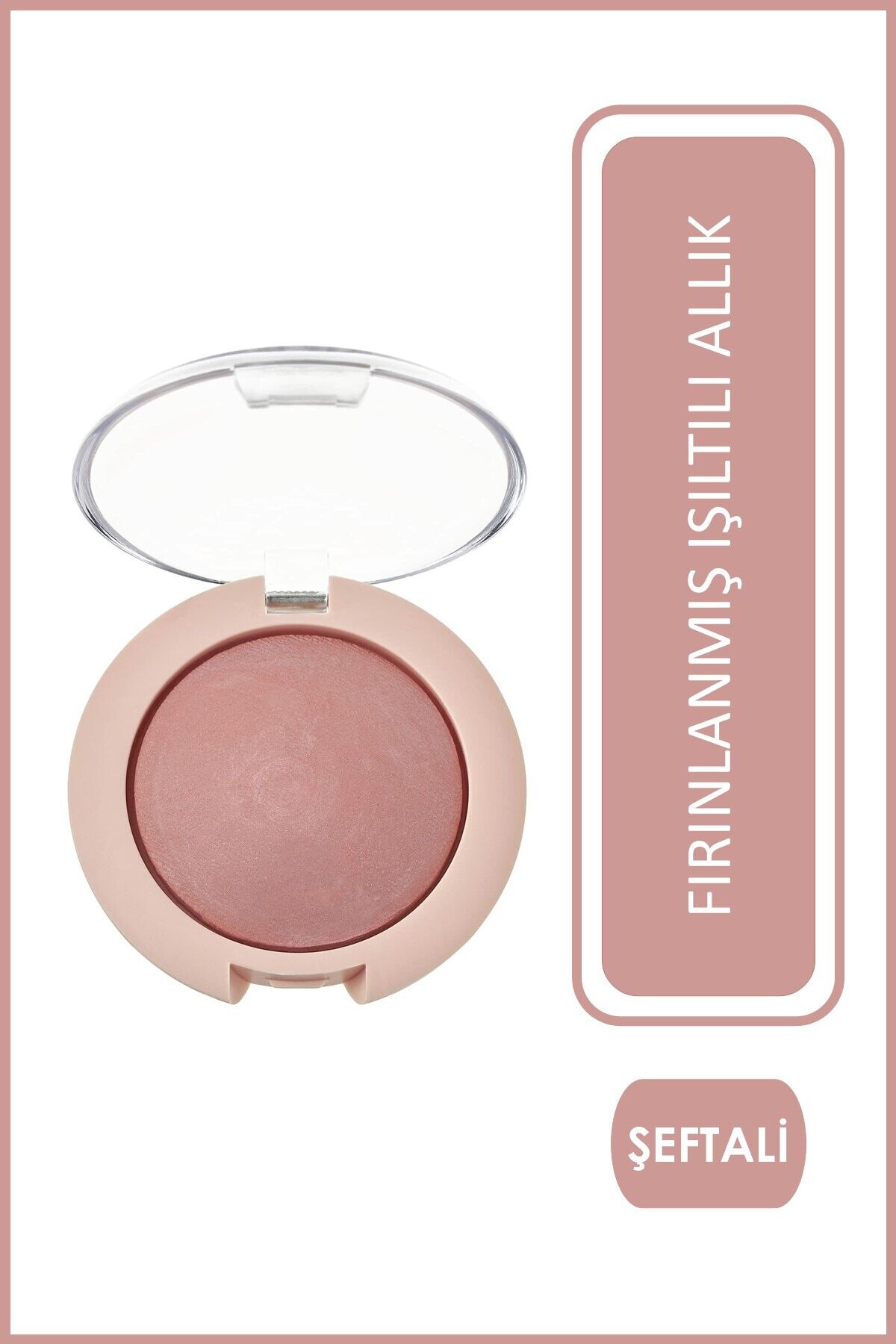 Golden Rose Nude Look Face Baked Blusher Peachy Nude Fırınlanmış Allık 4 g