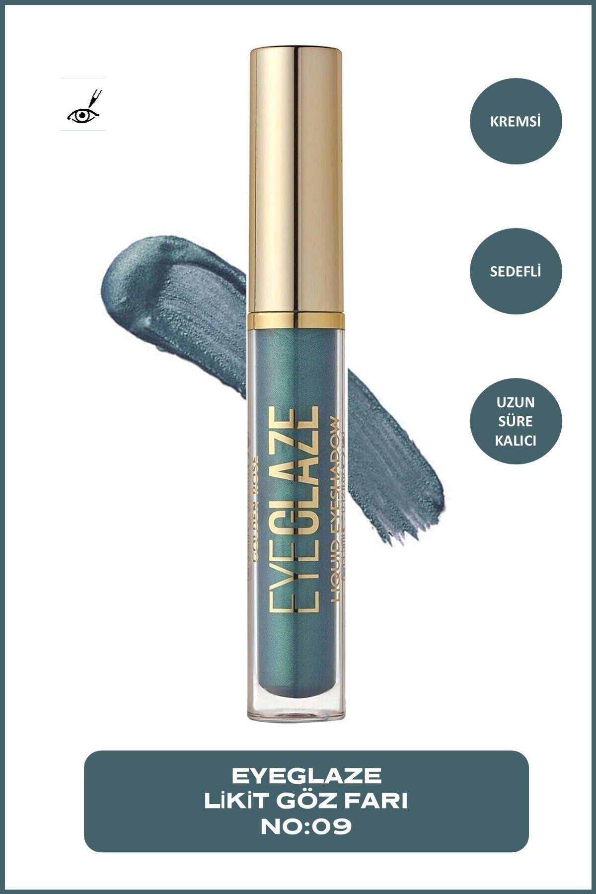 Eye Glaze Liquid Eyeshadow 09 Peacock Likit Far 3,5 ml