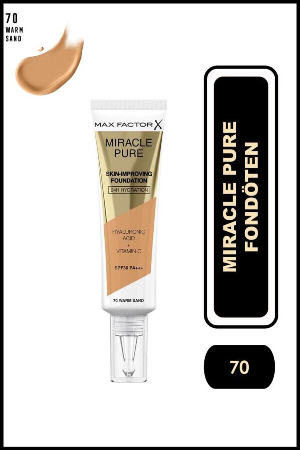 Miracle Pure Foundation Warm Sand No:70