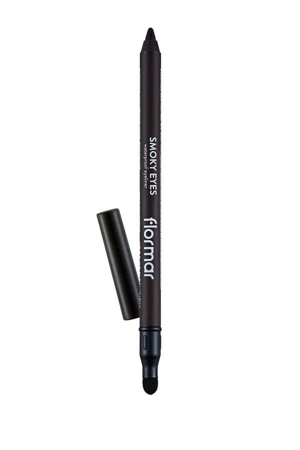 Flormar Smoky Eyes Mat Bitişli & Sünger Başlıklı Göz Kalemi 002 Coolest Brown