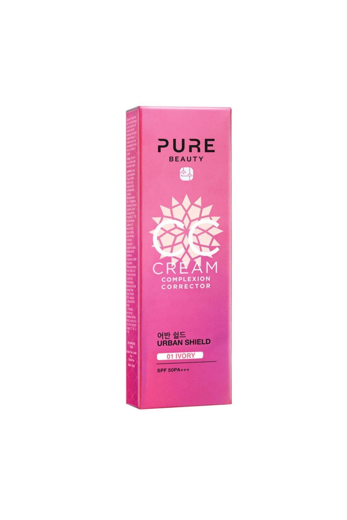 Pure Beauty Cc Cream Spf50 Pa+++ Ivory 30 Ml