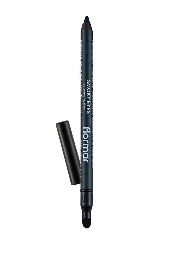 Flormar Smoky Eyes Mat Bitişli & Sünger Başlıklı Göz Kalemi 03 Deep Khaki