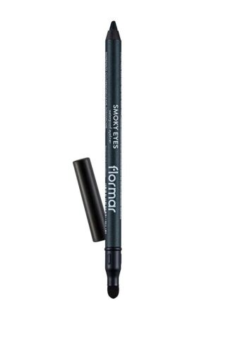 Flormar Smoky Eyes Mat Bitişli & Sünger Başlıklı Göz Kalemi 03 Deep Khaki