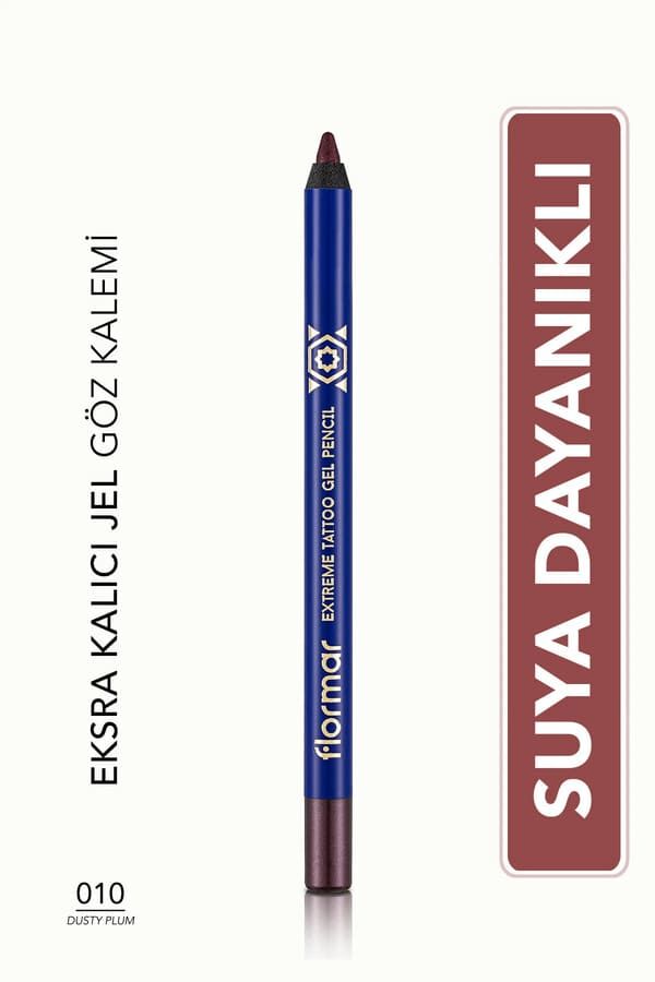 Flormar Suya Dayanıklı Işıltılı Jel Göz Kalemi- Glamour Eyes Gel Pencil - 010 Purple