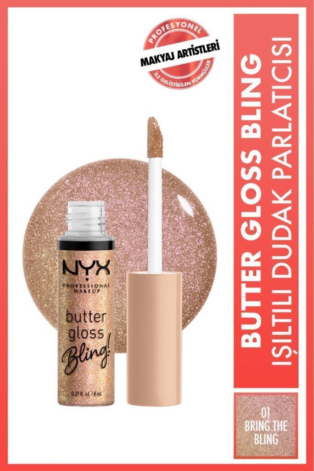 Butter Gloss Bling Işıltılı Dudak Parlatıcısı - 01 Bring The Bling