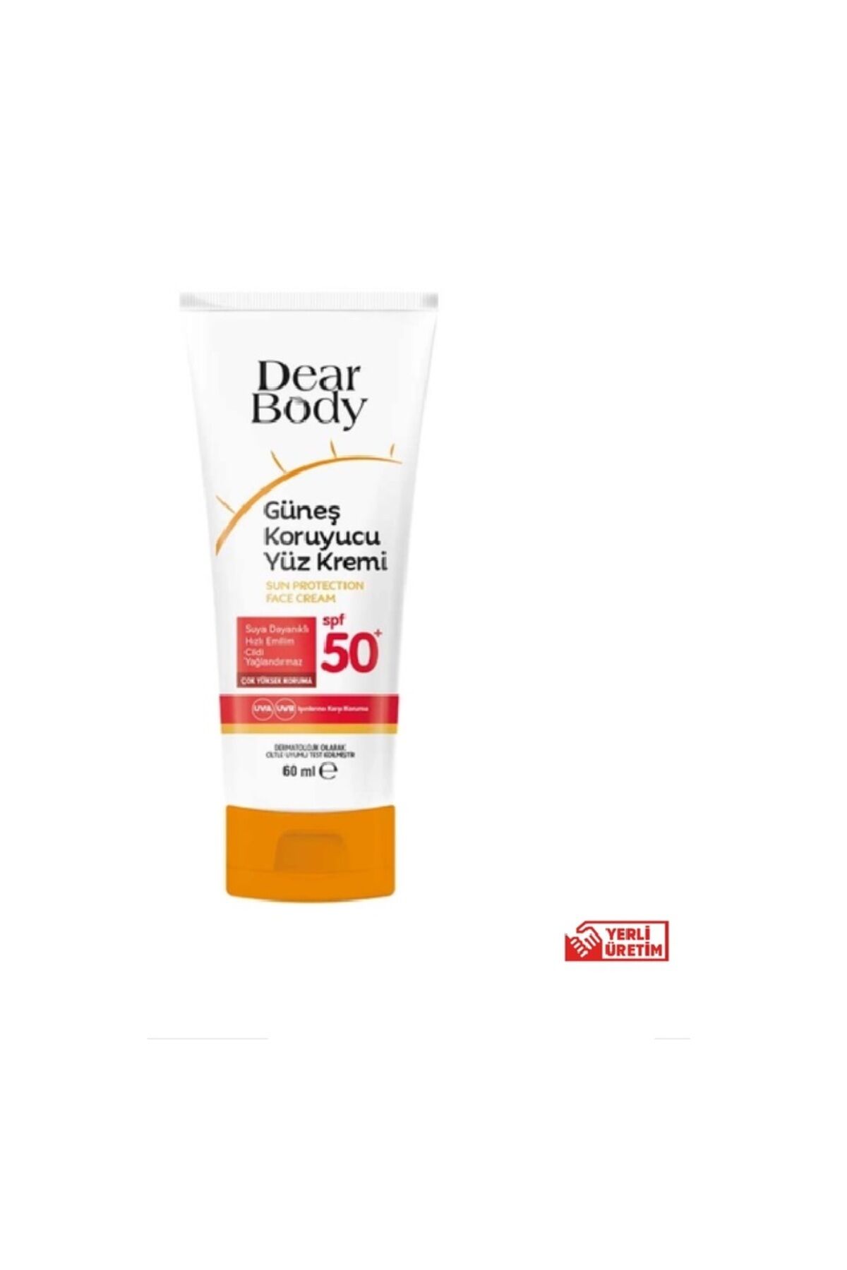 Güneş Koruyucu Yüz Kremi Spf50 60 Ml Yüksek Koruma