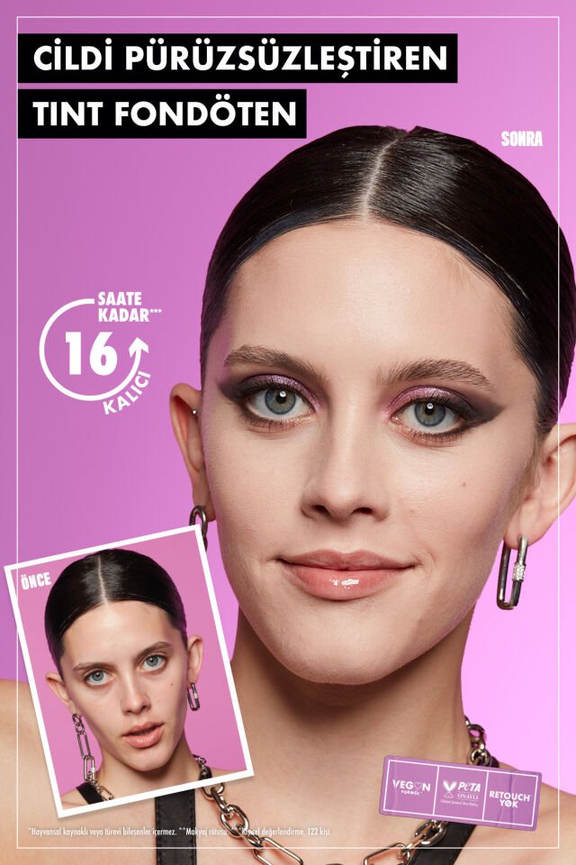 NYX Professional Makeup Blur Tint Ciltte Filtre Etkili Fondöten - 10 Medium