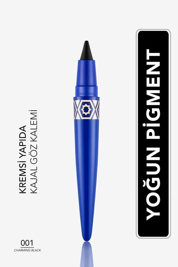 Flormar Yumuşak Uçlu Kajal Göz Kalemi - Kajal Liner Pen - 001 Black
