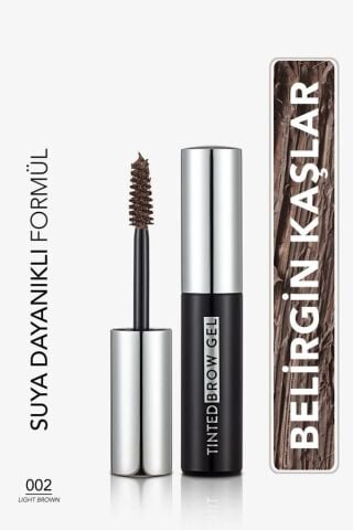 Flormar Sudan Etkilenmeyen Kaş Maskarası (AÇIK KAHVE) - Tinted Brow Gel - 002 Light Brown