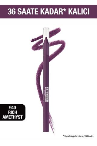 Maybelline New York Mor Tattoo Liner Jel Göz Kalemi 940 Rich Amethyst