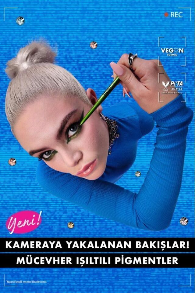 NYX Professional Makeup Vivid Rich Asansörlü Göz Kalemi - 16 Always Onyx