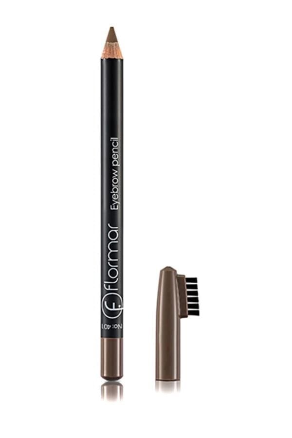 Flormar Özel Fırça Kapaklı Kaş Kalemi (Açık Kahverengi) - Eyebrow Pencil - 401 Beıge