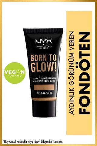 NYX Professional Makeup  Born To Glow! Naturally Radıant Foundatıon 13 - Golden