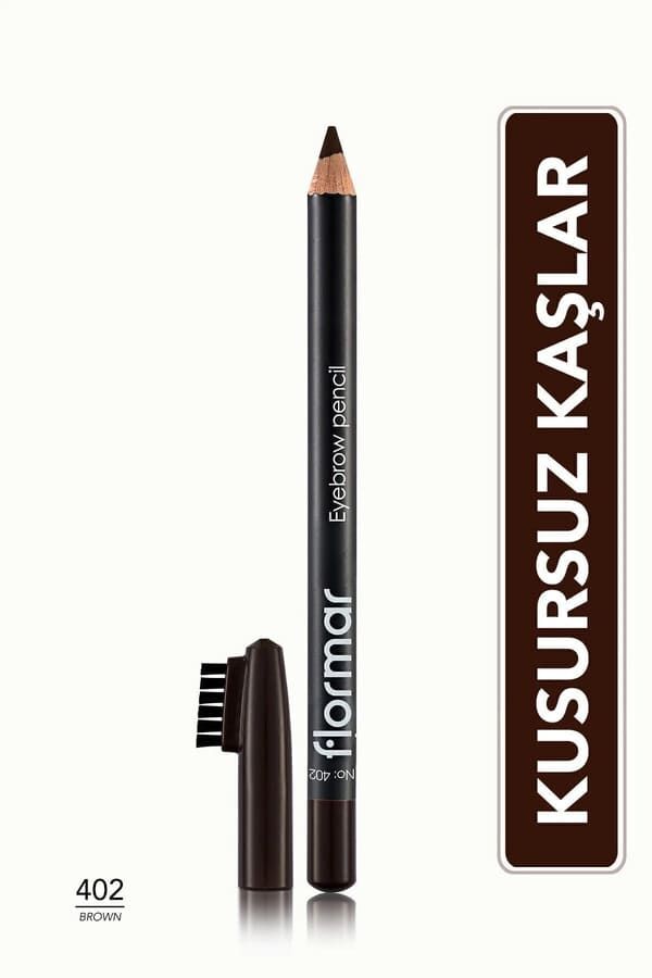 Flormar Eyebrow Pencil Sedefli Kahverengi Kaş Kalemi 402