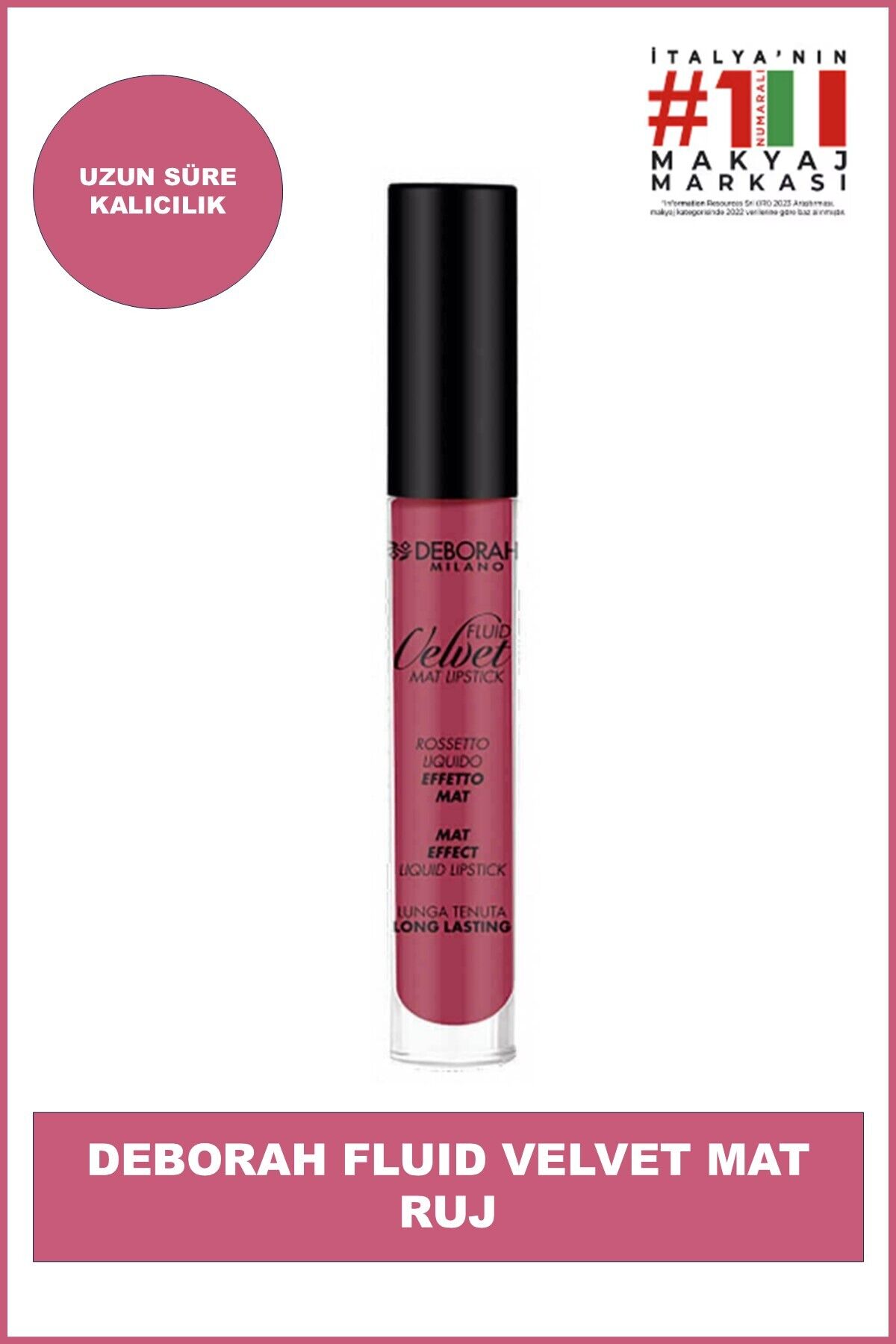 Fluid Velvet Mat Ruj No: 15