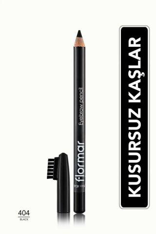 Flormar Kaş Maskarası Ve Kaş Farı - Eyebrow Pencil 404 Black