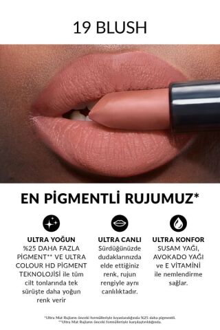 Avon Ultra Mat Ruj - Blush