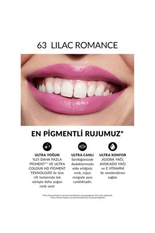 Avon Ultra Colour Creamy Ruj - 63 Lilac Romance