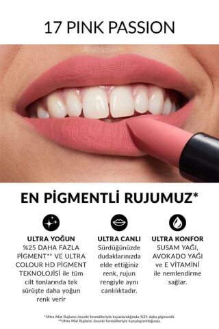 Avon Ultra Matte Lipstick - Pink Passion