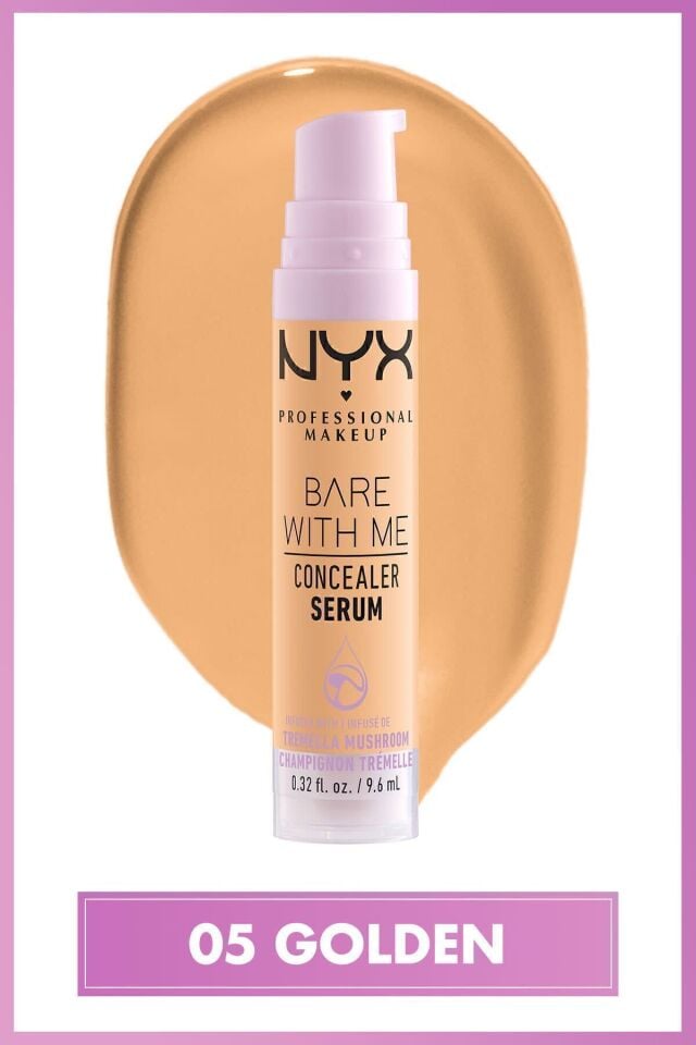 NYX Professional Makeup Bare With Me Kapatıcı Serum 05 Golden Concealer