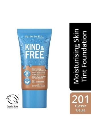 Rimmel London Fondöten Kind Free Foundation - 201 Clasic Beige