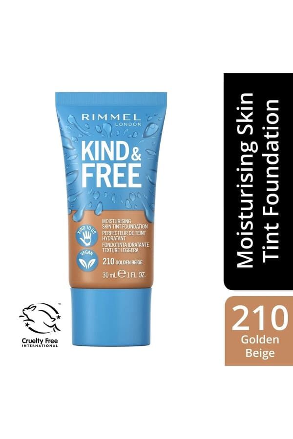 Rimmel London Fondöten Kind Free Foundation  - 210 Golden Beige