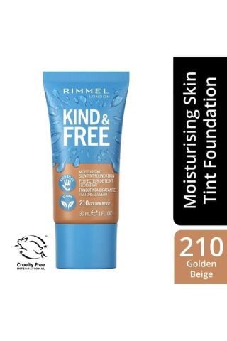 Rimmel London Fondöten Kind Free Foundation  - 210 Golden Beige