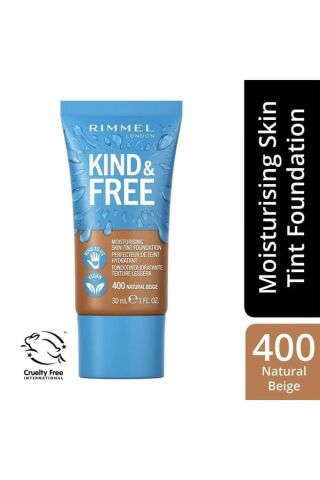 Rimmel London Fondöten Kind Free Foundation  - 400 Natural Beige