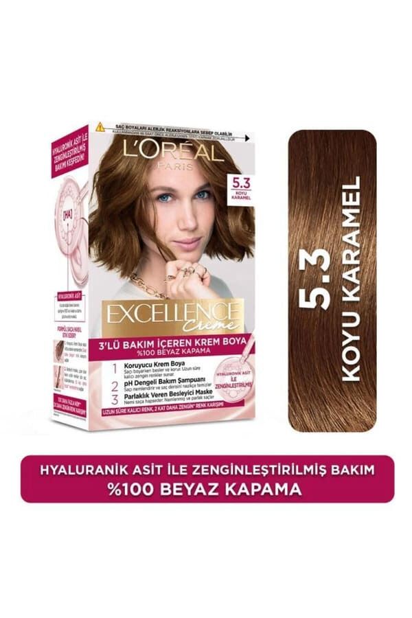 L'Oréal Paris Excellence Creme Saç Boyası 5.3 Koyu Karamel