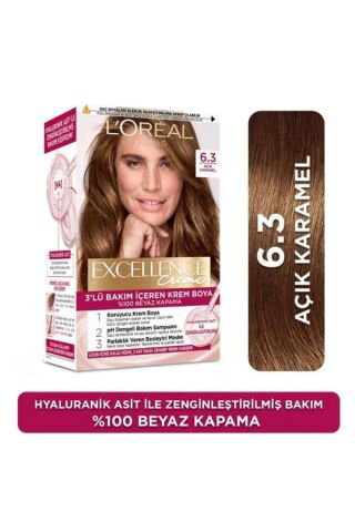 L'Oréal Paris Excellence Creme Saç Boyası 6.30 Açık Karamel