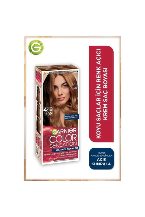 Garnier Çarpıcı Renkler Color Sensation Saç Boyası Hl1 Açık Kumral