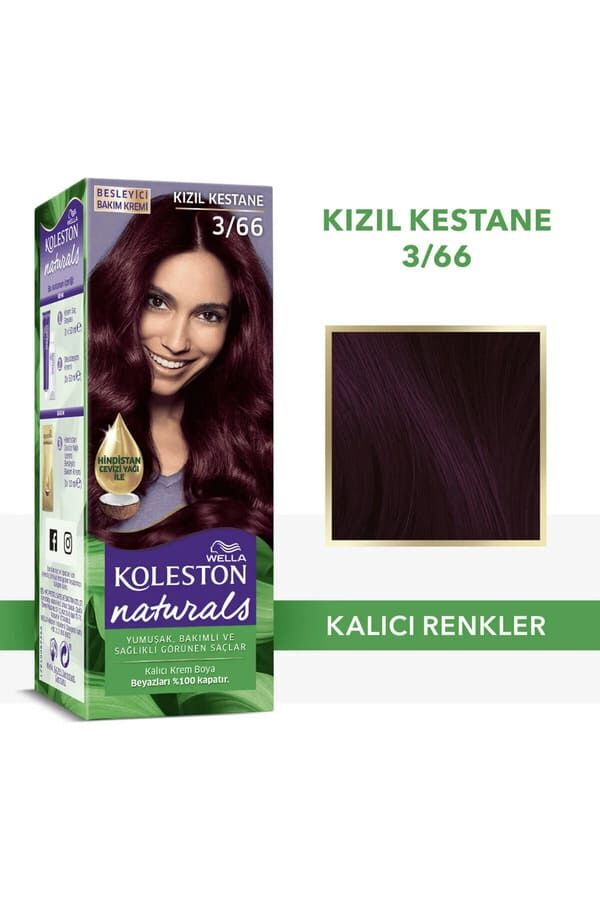 Koleston Naturals 3/66 Kızıl Kestane Saç Boyası