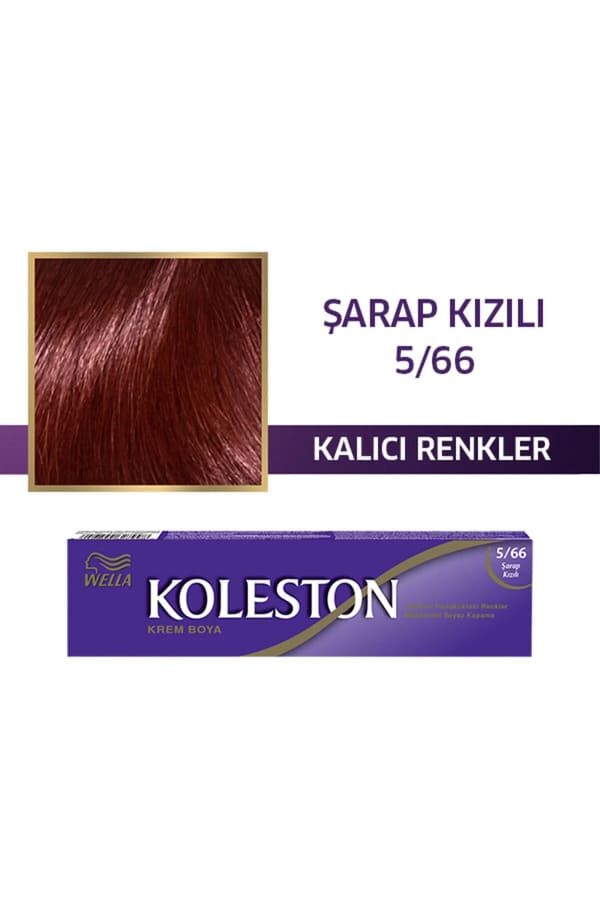 Koleston Single Tüp Saç Boyası 5/66 Şarap Kızılı