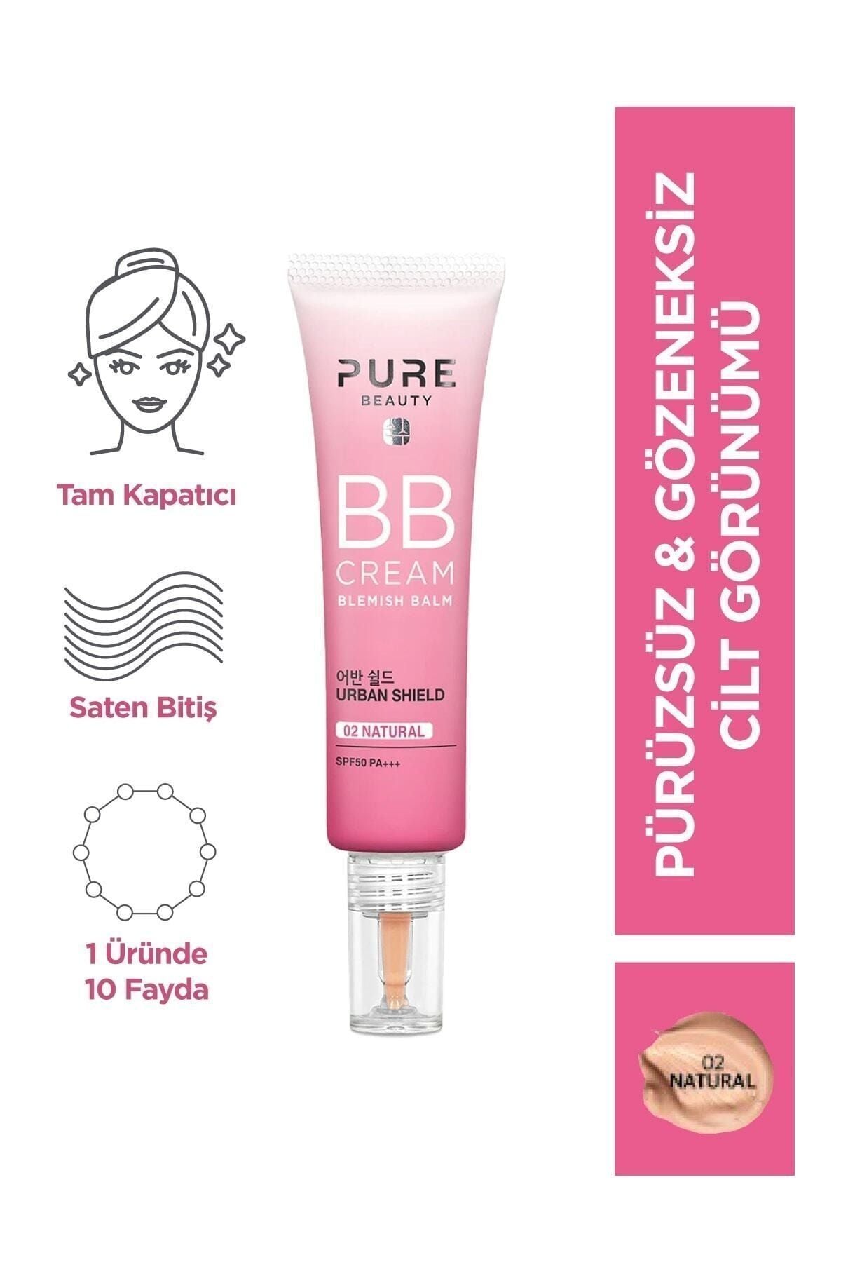 Pure Beauty  BB Krem Spf50 Pa+++ Natural 30 ml