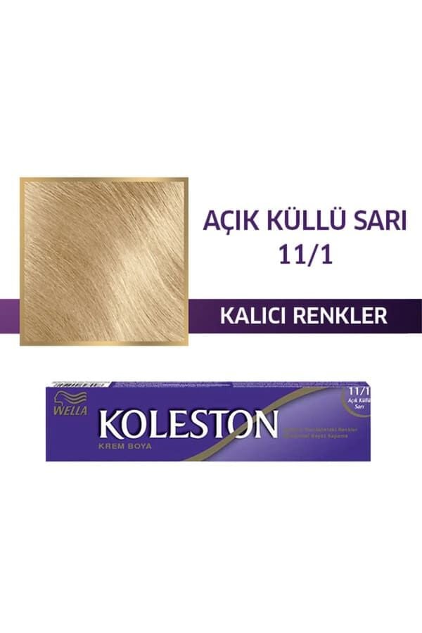 Koleston Single Tüp Saç Boyası 11/1 Açık Küllü Sarı