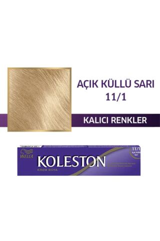 Koleston Single Tüp Saç Boyası 11/1 Açık Küllü Sarı