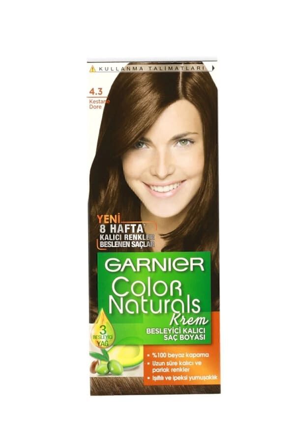Garnier  Color Naturals Saç Boyası 4.3 Kestane Dore