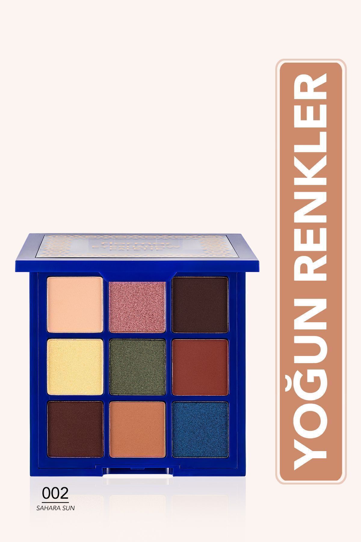 Mat & Işıltılı Far Paleti - Glamour Eyes Palette - 002 Sahara Sun - 4251903321525