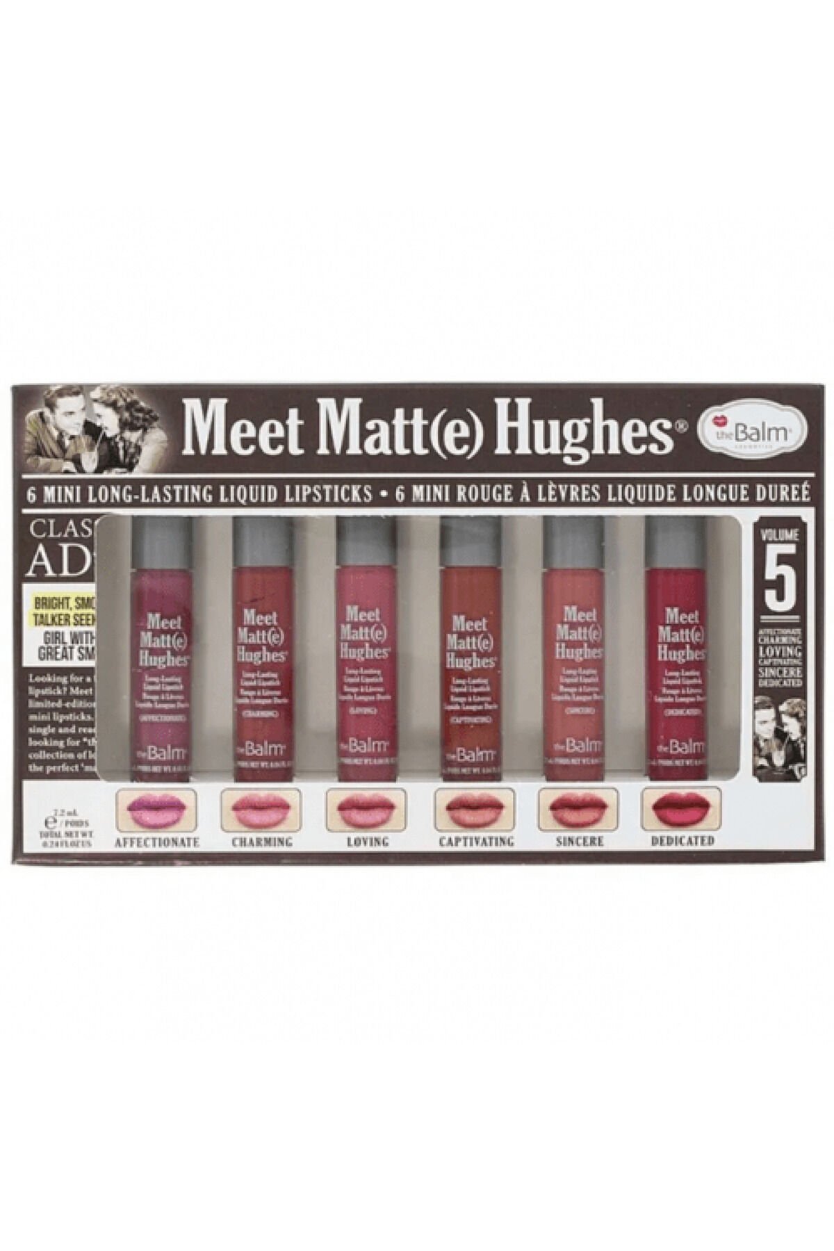 TheBalm Meet Matte Hughes Sıvı Ruj'dan 6'lı mini ruj seti - Vol 05