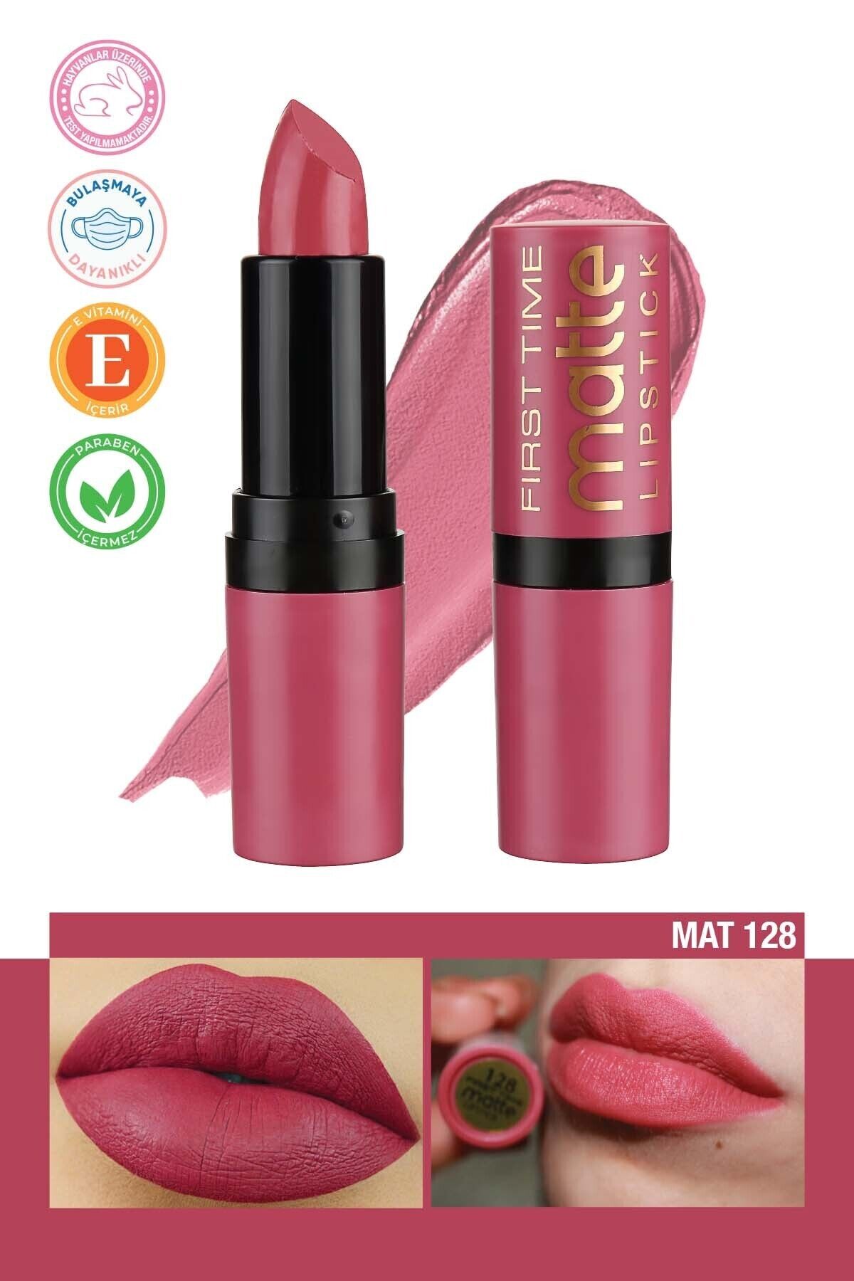 Fırst Tıme Rich Matte Lipstick - 128