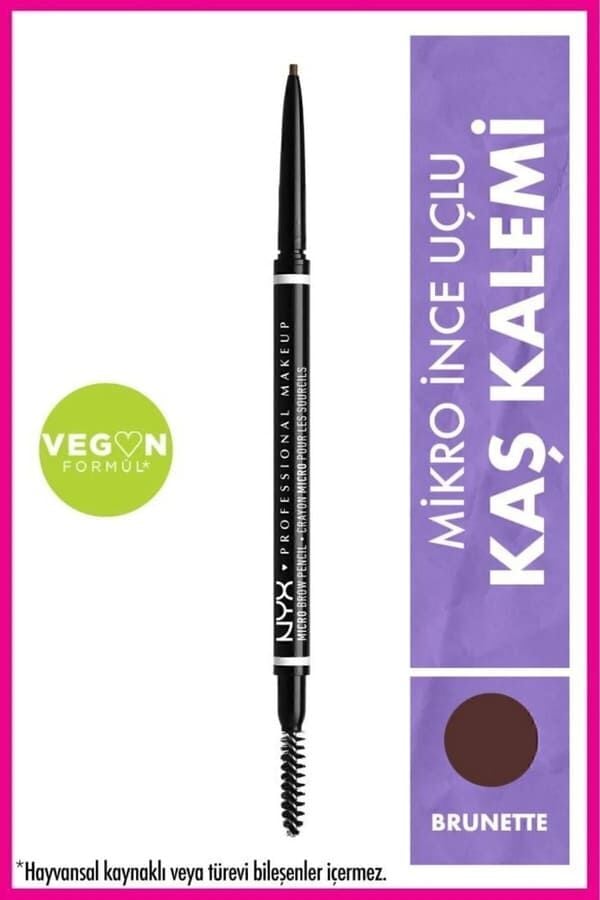 NYX Professional Makeup Ultra İnce Kaş Kalemi - Micro Brow Pencil Brunette