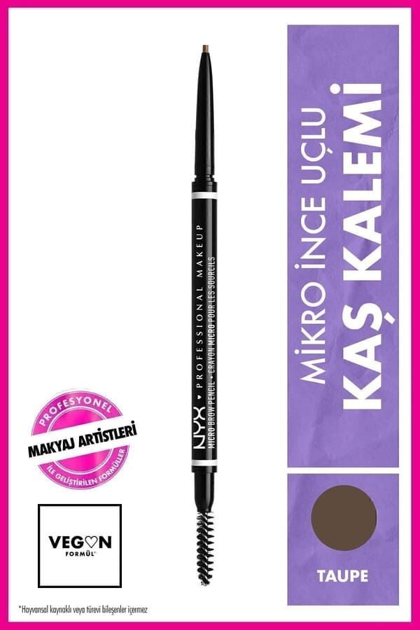 NYX Professional Makeup Ultra İnce Kaş Kalemi - Micro Brow Pencil Taupe