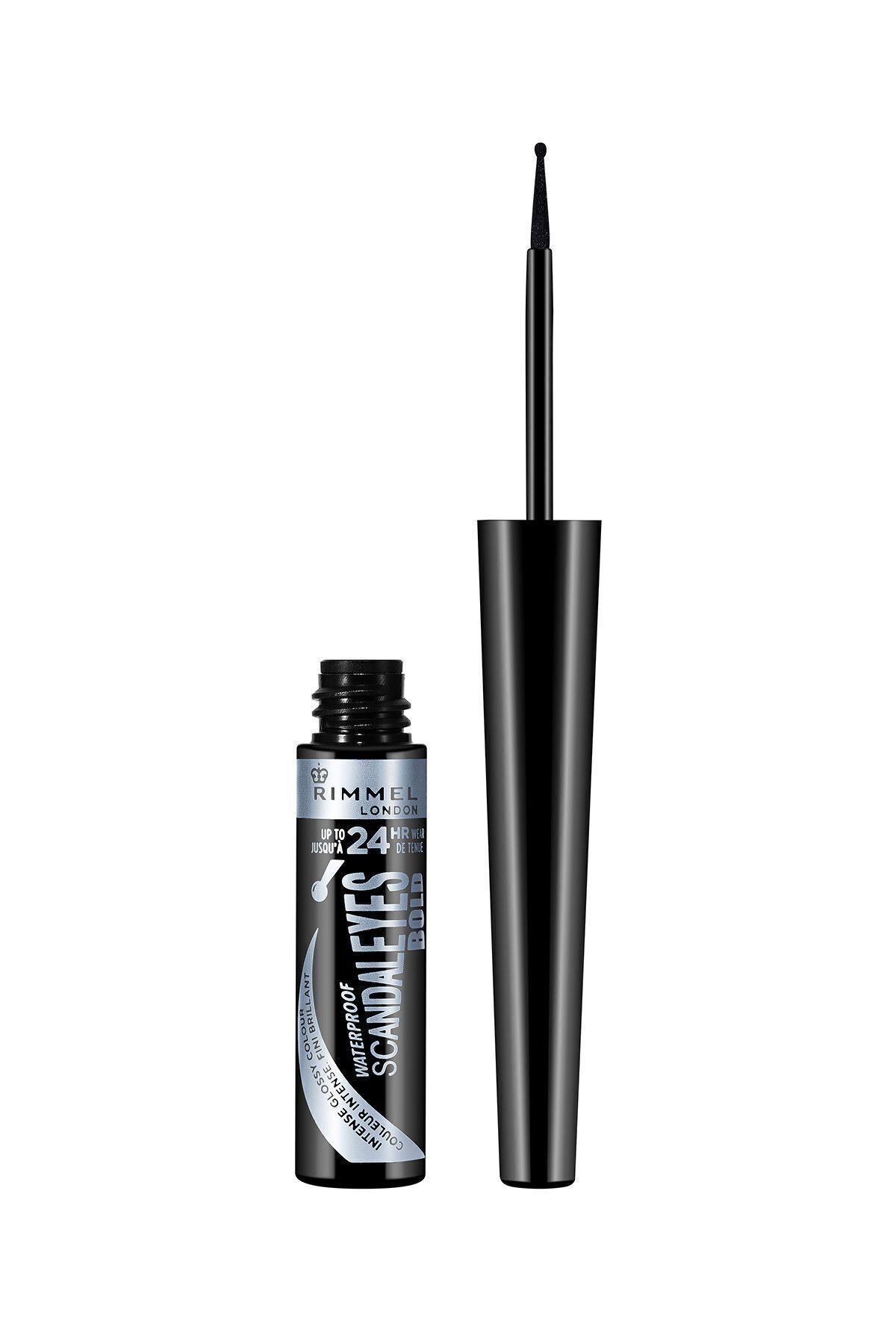 Siyah Eyeliner - Scandal'Eyes Waterproof Bold Liquid Eyeliner Black 3614222757788