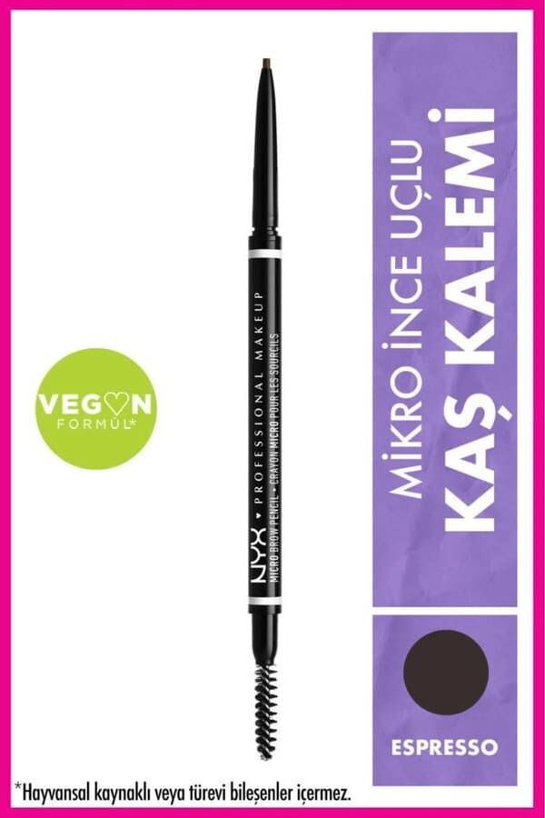 NYX Professional Makeup Ultra İnce Kaş Kalemi - Micro Brow Pencil Espresso