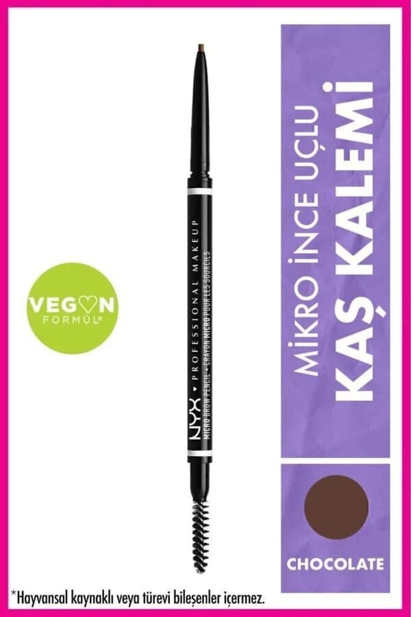 NYX Professional Makeup Ultra İnce Kaş Kalemi - Micro Brow Pencil Chocolate