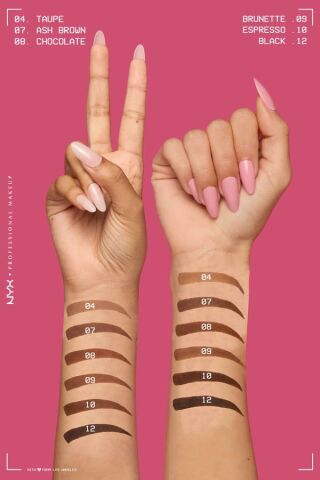 NYX Professional Makeup  Blade N Shade Kaş Kalemi - 09 Brunette